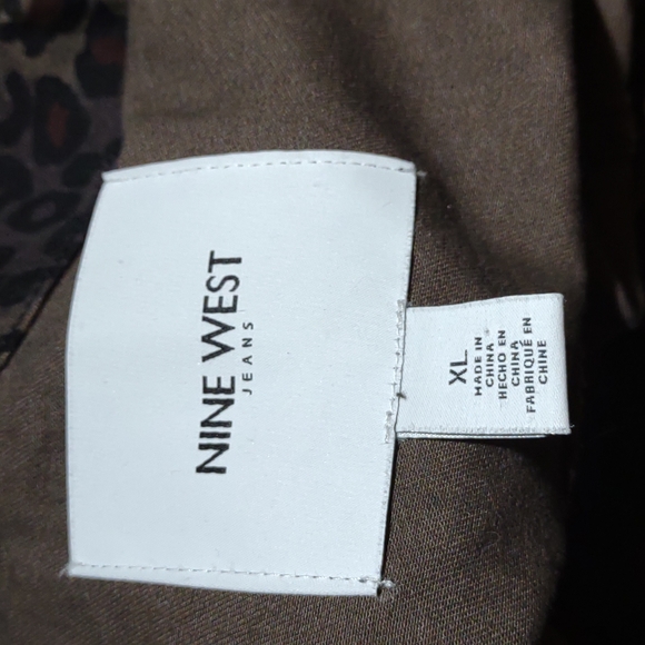 Nine West leopard print button down jacket - Picture 4 of 5